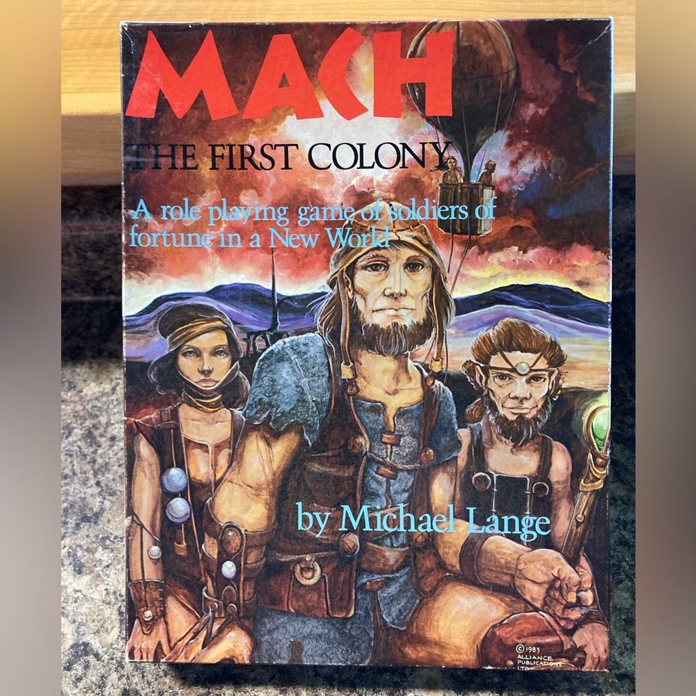 Mach - The First Colony Role Playing Game by Michael Lange (1983)